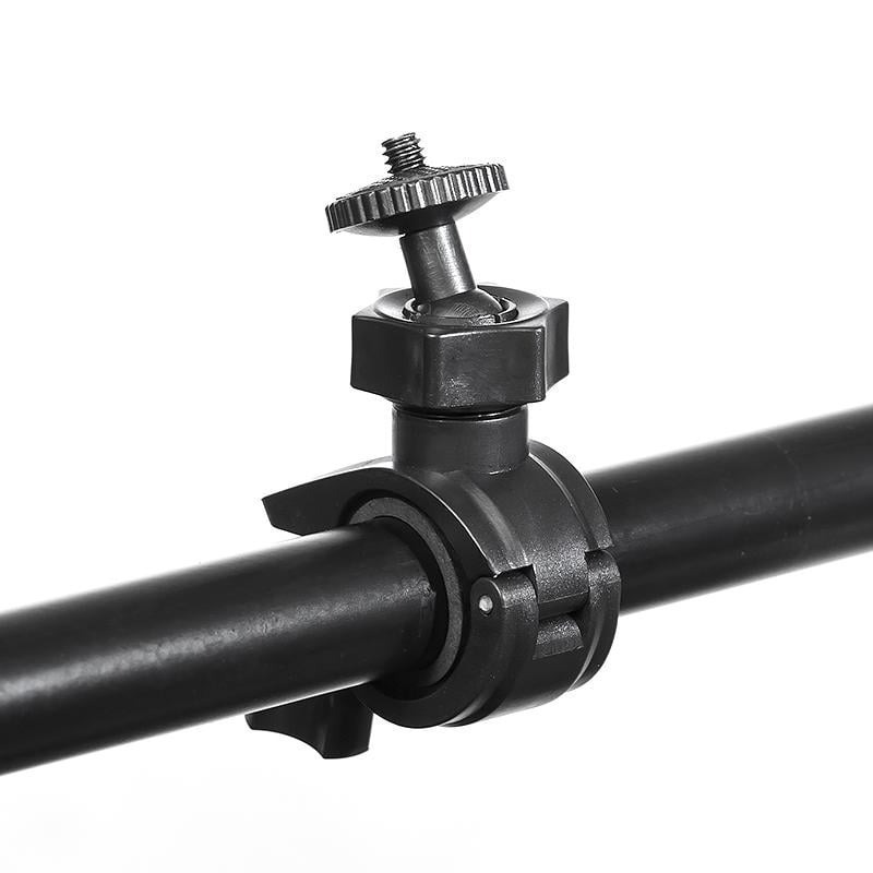 三重☆大人氣☆ QB1 輕便型雲台夾 運動相機 行車記錄器可夾 自行車 嬰兒車 打檔機車可用-細節圖4