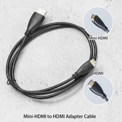 三重☆大人氣☆ Mini HDMI 公 to HDMI 公 高清 轉接線 (1m)