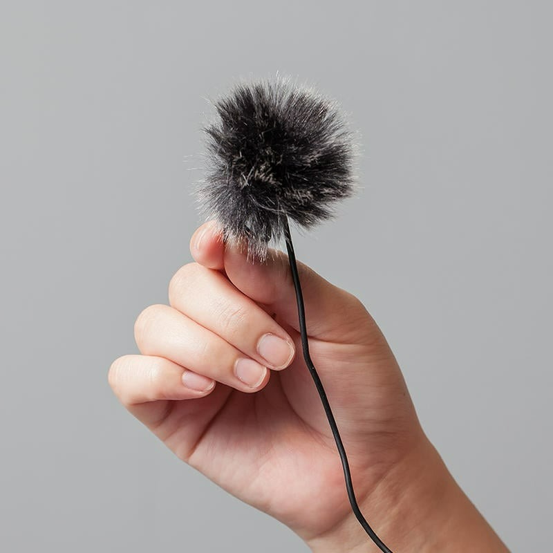 三重☆大人氣☆ 領夾 麥克風 防風罩 防風毛罩-細節圖2