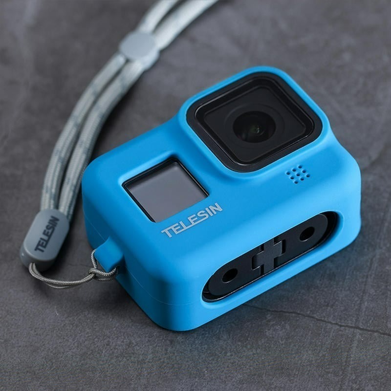 三重☆大人氣☆ Telesin 副廠 GoPro Hero 8 矽膠保護套 矽膠套-細節圖2