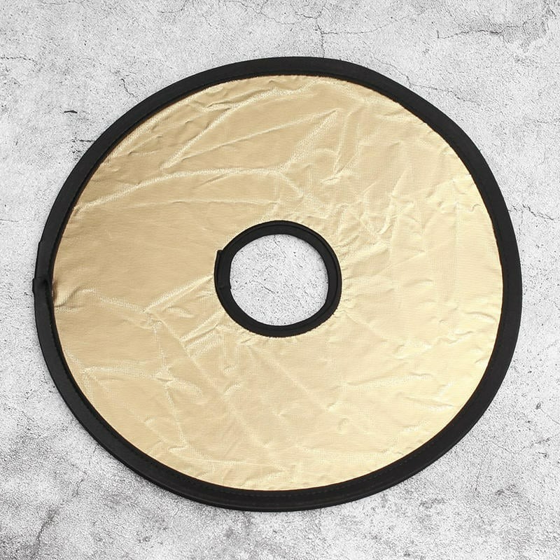 三重☆大人氣☆ 30cm 二合一 金/銀 中空 反光板 附收納袋-細節圖4