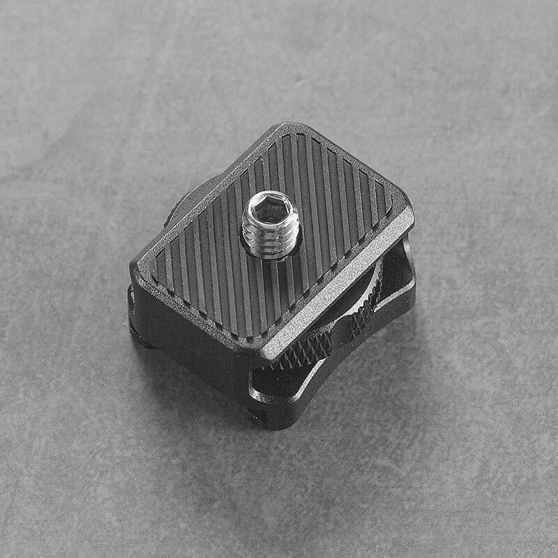 三重☆大人氣☆ Vlogger 鋁合金 物理鎖 冷靴座 1/4公 轉 冷靴-細節圖3