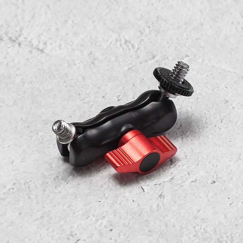 三重☆大人氣☆ 1/4牙 雙球頭雲台 (小) 魔術手 關節 怪手-細節圖2