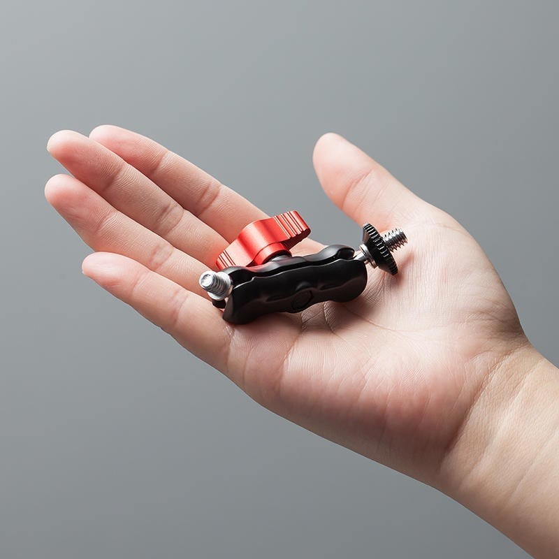 三重☆大人氣☆ 1/4牙 雙球頭雲台 (小) 魔術手 關節 怪手-細節圖3