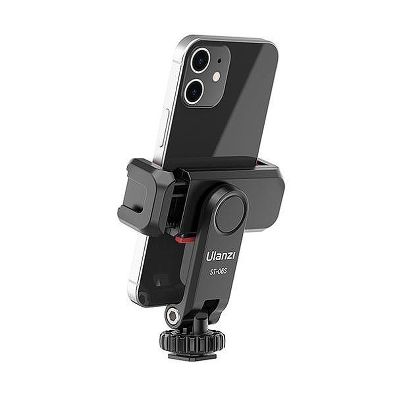 三重☆大人氣☆ Ulanzi ST-06S 手機夾 可調俯仰角 橫直幅 雙冷靴 快裝手機夾 ST-06 升級版-細節圖7