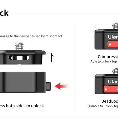 三重☆大人氣☆ Ulanzi Claw 銳爪 快拆系統-細節圖3