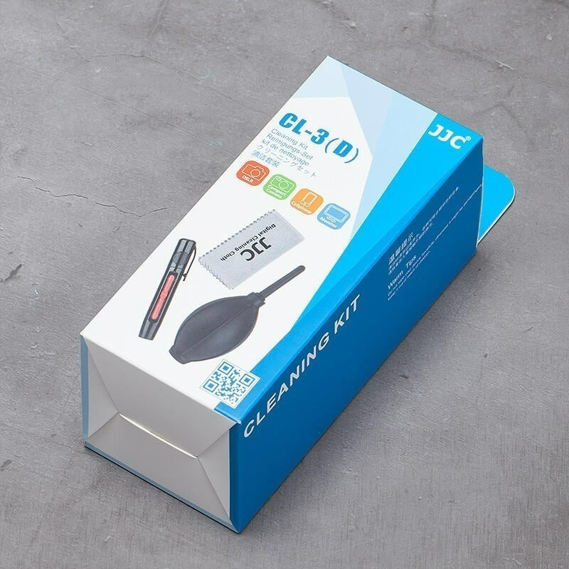 三重☆大人氣☆ JJC CL-3(D) 三合一相機清潔套裝(吹球/拭鏡筆/拭鏡布)-細節圖2