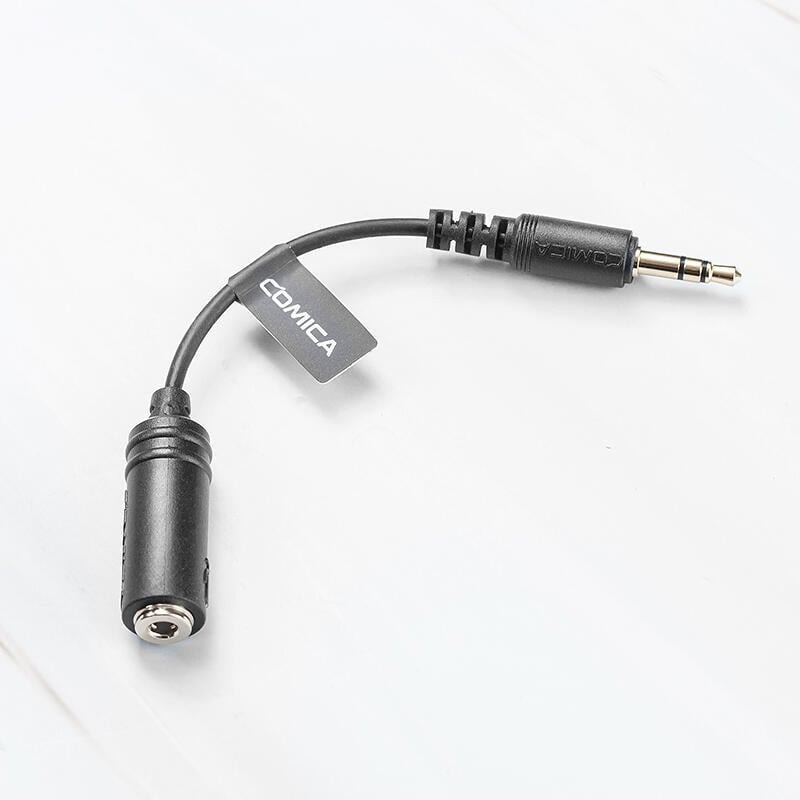三重☆大人氣☆ COMICA CVM-CPX 3.5mm TRRS 母 to TRS 公 麥克風 轉接線 (相機用)-細節圖2