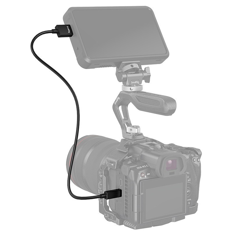 三重☆大人氣☆ SmallRig 3042 B 超薄 超軟 4K HDMI 電纜線 D至A 35cm-細節圖4