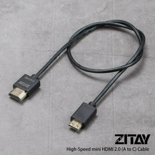 三重☆大人氣☆ 希鐵 ZITAY HDMI 2.0 to mini HDMI 超軟視頻傳輸線 A to C
