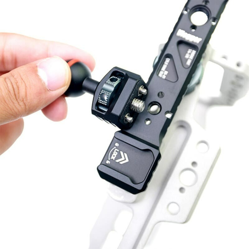 三重☆大人氣☆ Vlogger BU-01 雙頭多孔位 熱靴 擴充 支架 雙冷靴座 1/4 3/8 雙機 雙頭-細節圖6