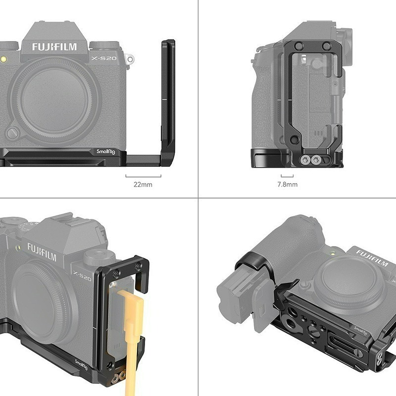 三重☆大人氣☆ SmallRig 4231 L Bracket 專用 L架 L型支架 豎拍板 for X-S20-細節圖4