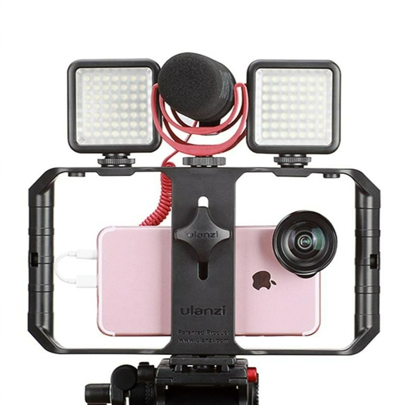 三重☆大人氣☆ 公司貨 Ulanzi U-Rig Pro 第二代 手機 直播 跟拍套件 雙手手持穩定器 提籠-細節圖2