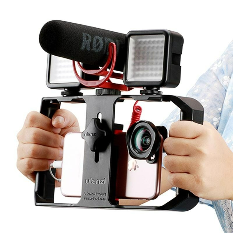 三重☆大人氣☆ 公司貨 Ulanzi U-Rig Pro 第二代 手機 直播 跟拍套件 雙手手持穩定器 提籠-細節圖3