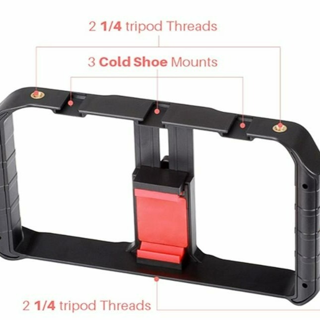 三重☆大人氣☆ 公司貨 Ulanzi U-Rig Pro 第二代 手機 直播 跟拍套件 雙手手持穩定器 提籠-細節圖5