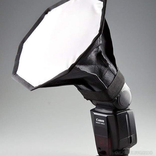 三重☆大人氣☆直徑 19CM 閃光燈 柔光罩 無影罩 (通用型) 八角-細節圖2