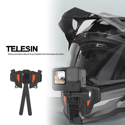 三重☆大人氣☆ Telesin 二代 副廠 GoPro 安全帽 下巴綁帶 支架 頭盔支架 Action