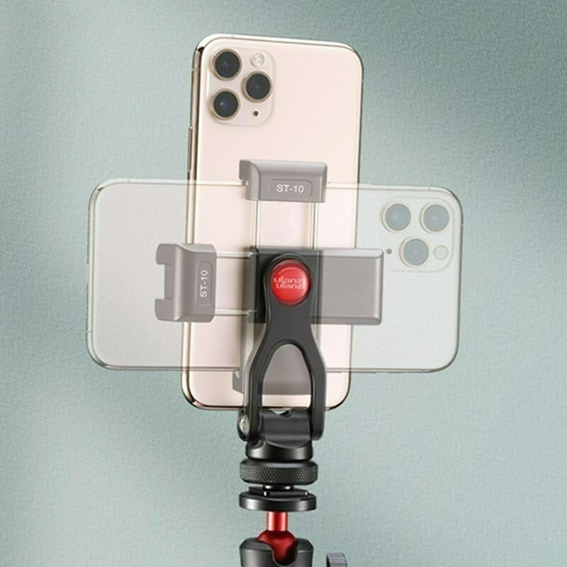 三重☆大人氣☆ Ulanzi ST-10 鋁合金 可調角度 橫/直幅 帶冷靴 手機夾-細節圖2