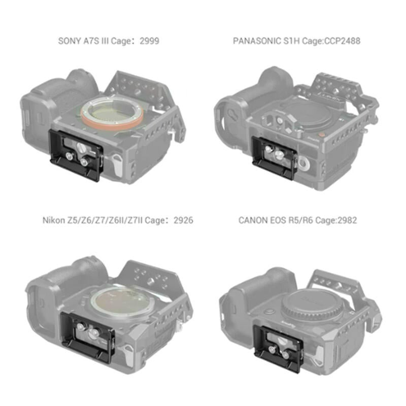 三重☆大人氣☆ SmallRig 3154 提籠用 Arca 快拆板 for RS2 RS3 RS4 pro-細節圖4