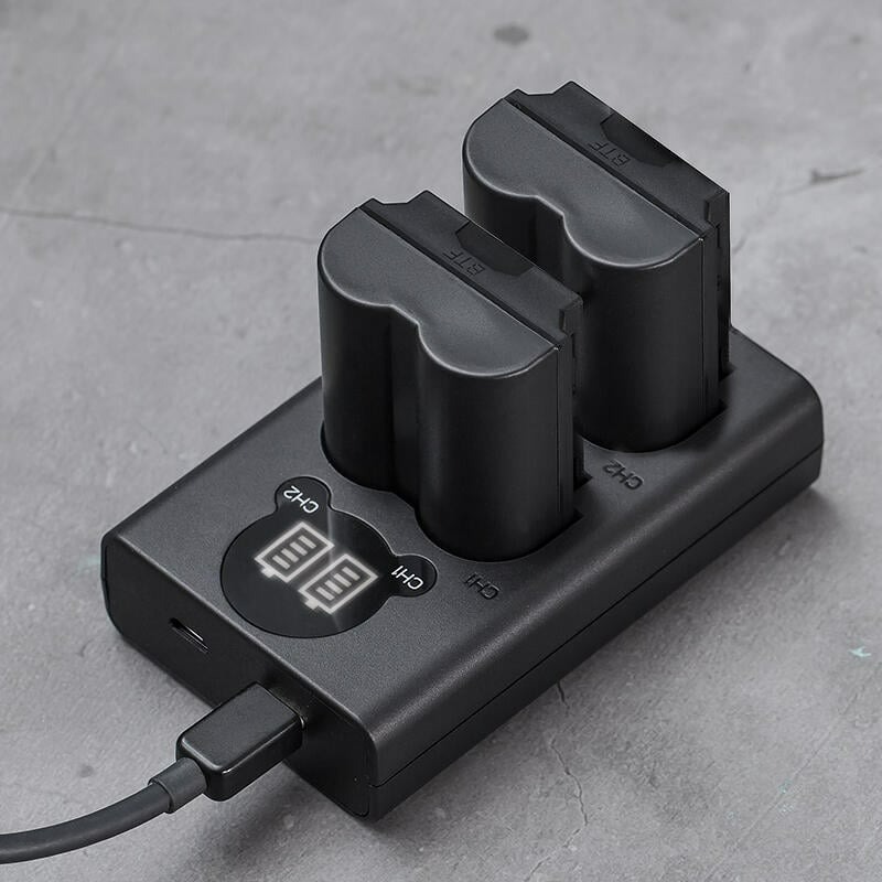 三重☆大人氣☆ Micro USB/ Type-C LCD顯示 USB 雙槽充電器 for W235 (不含電池)-細節圖5