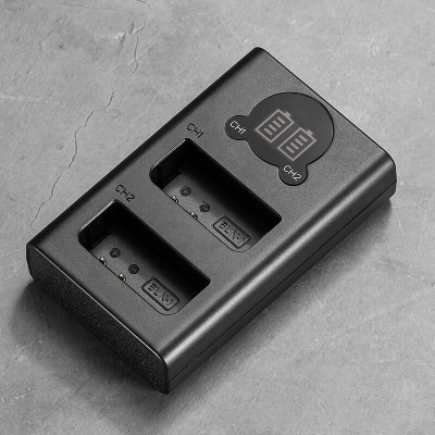 三重☆大人氣☆ Micro USB/ Type-C LCD顯示 USB 雙槽充電器 for BLN-1 (不含電池