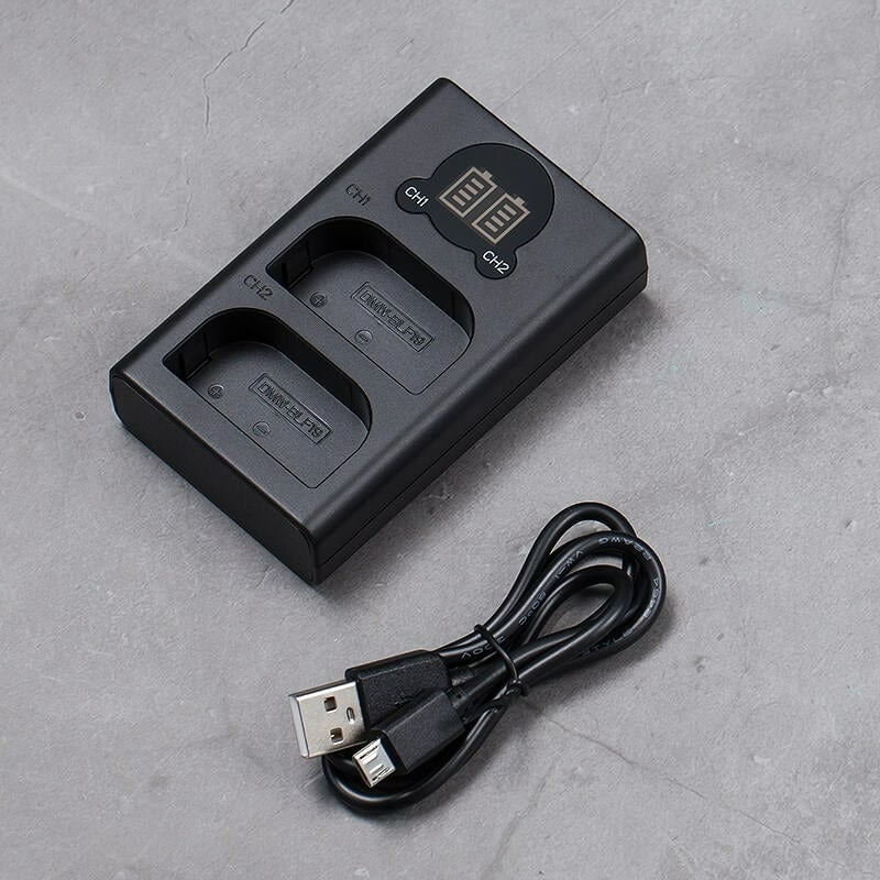 三重☆大人氣☆Micro USB/ Type-C 雙用 LCD顯示 USB 雙槽充電器 for BLF19-細節圖2