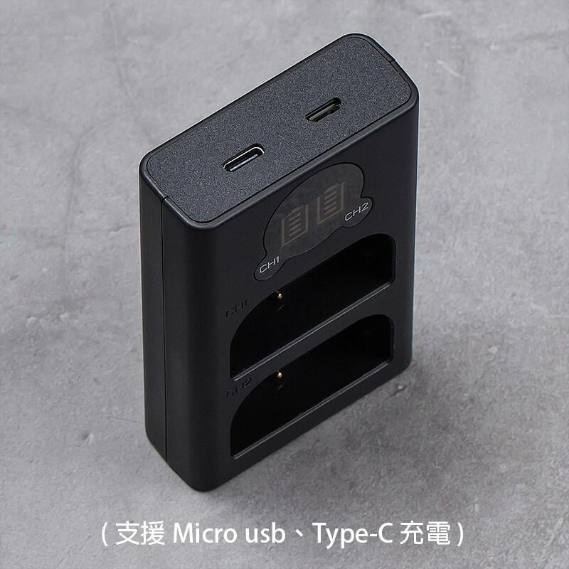 三重☆大人氣☆Micro USB/ Type-C 雙用 LCD顯示 USB 雙槽充電器 for BLF19-細節圖3