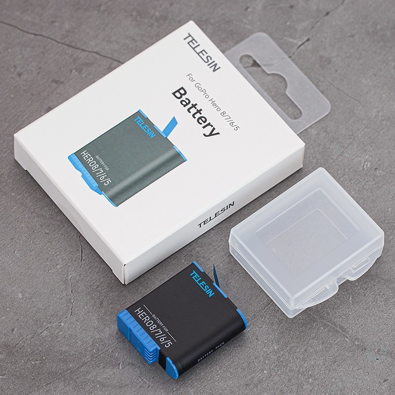 三重☆大人氣☆ TELESIN GoPro HERO 6 7 8 副廠 充電池 充電電池 每顆390元-細節圖3