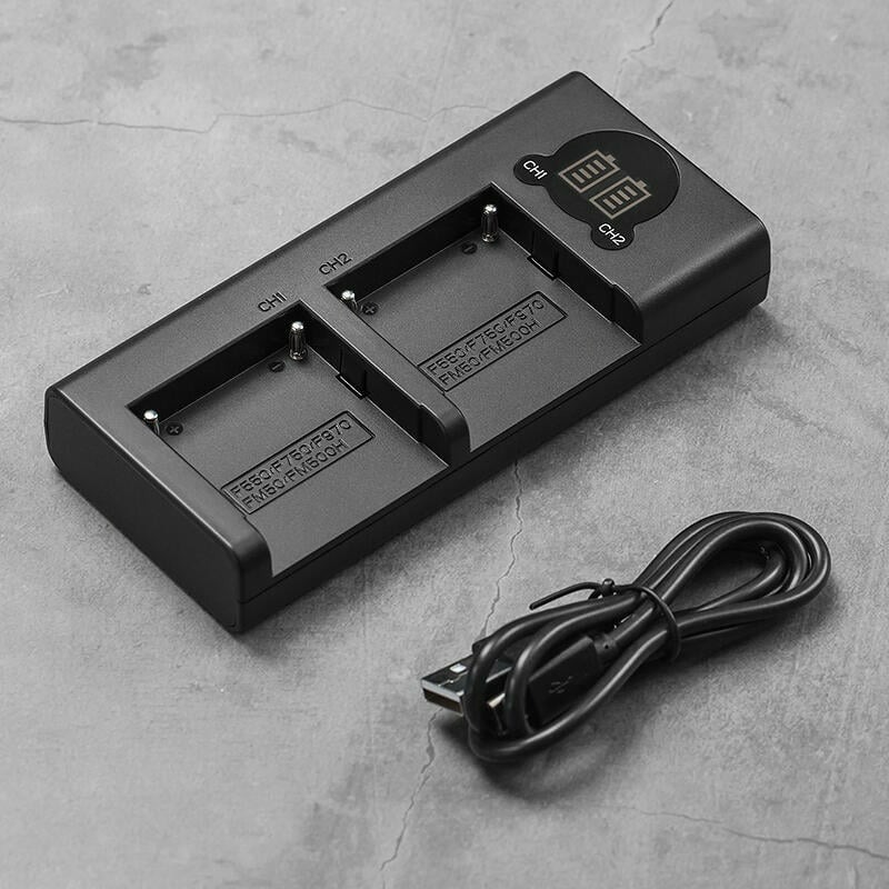 三重☆大人氣☆Micro USB/Type-C 雙用 LCD 雙槽充電器 for F550 F750 F970-細節圖2