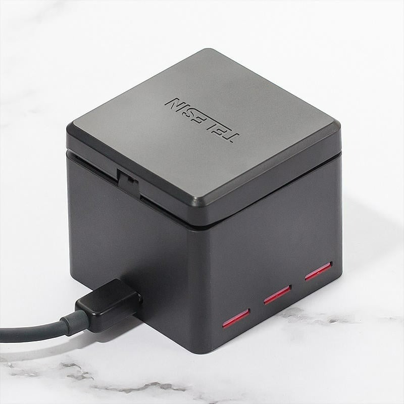 三重☆大人氣☆ Telesin 副廠 OSMO ACTION 收納盒 充電器 (不含電池、記憶卡)-細節圖3