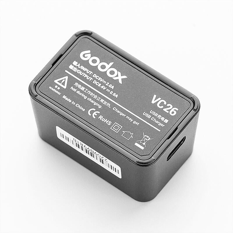 三重☆大人氣☆ Godox VC26 充電底座 V1 AD100Pro V860III 閃光燈鋰電池 通用 充電座-細節圖2
