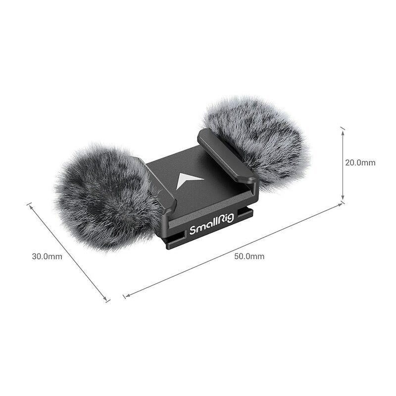 三重☆大人氣☆ SmallRig 3859 冷靴 擴充架 帶 防風兔毛 for Nikon Z30 ZR-細節圖2