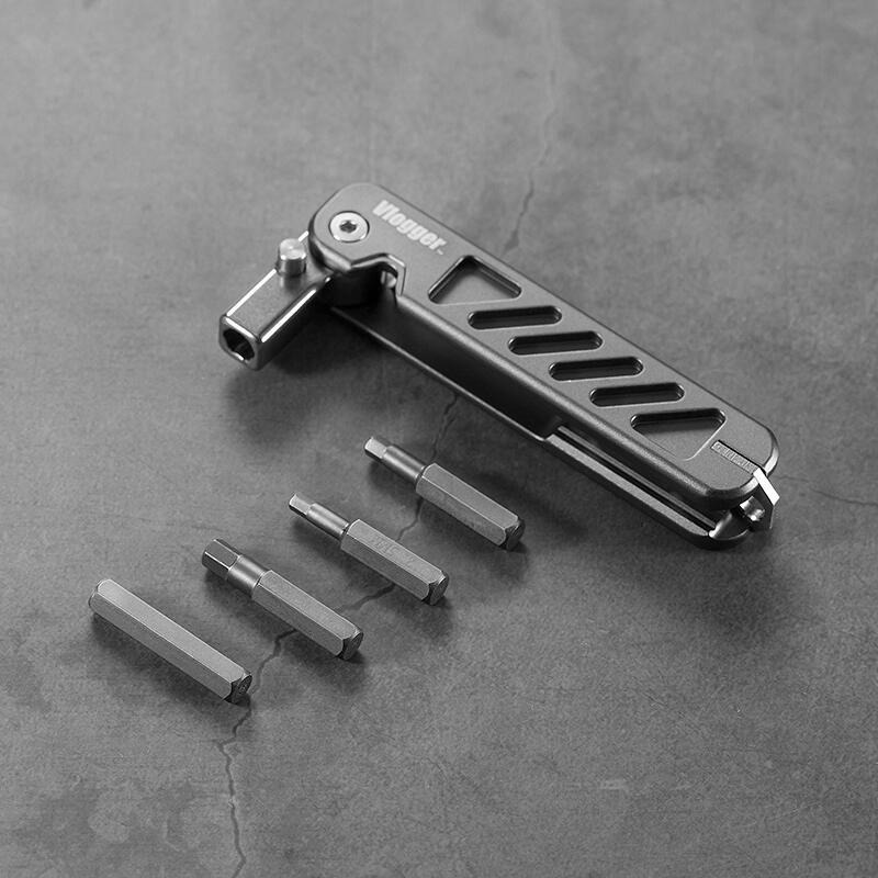 三重☆大人氣☆ Vlogger EDC 攝影師 折疊 六角 扳手 套組-細節圖4