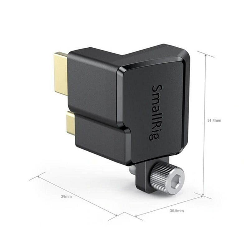 三重☆大人氣☆ SmallRig 2700 HDMI USB-C 直角 轉接頭 for BMPCC 4K 專用-細節圖2