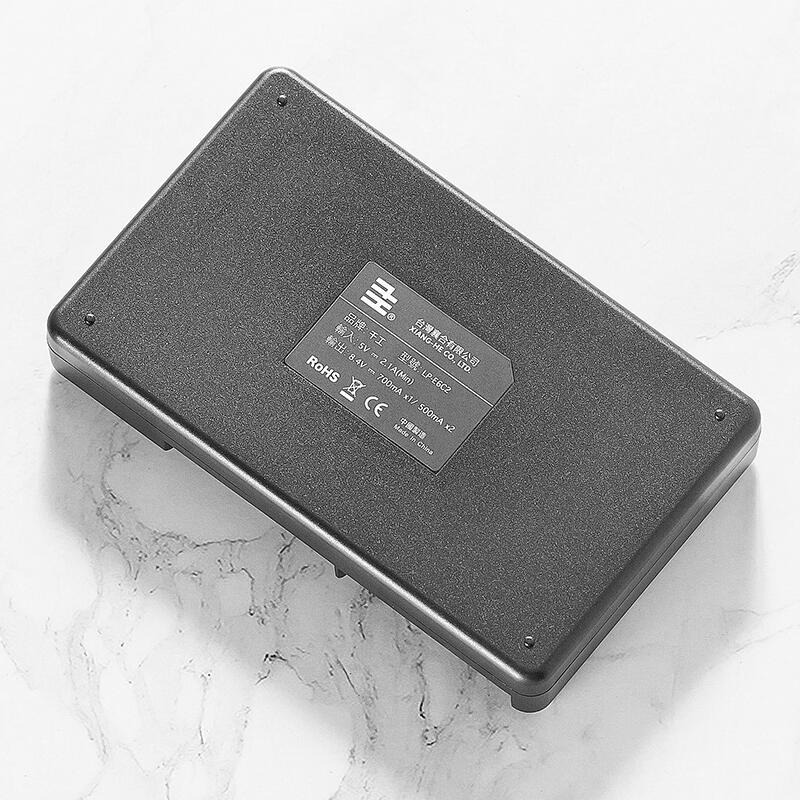 三重☆大人氣☆ 千工 LP-E6C2 Micro USB/ Type-C 雙用 LP-E6 雙槽座充 雙槽充電器-細節圖3