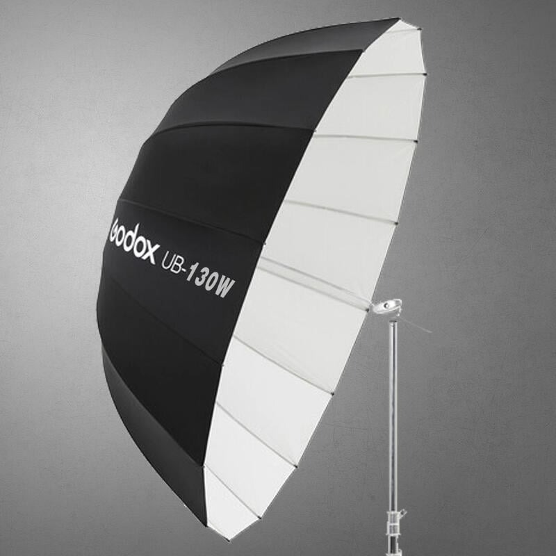 三重☆大人氣☆ Godox 神牛 UB-130W 130cm 深弧 白面 反射傘 控光傘-細節圖2