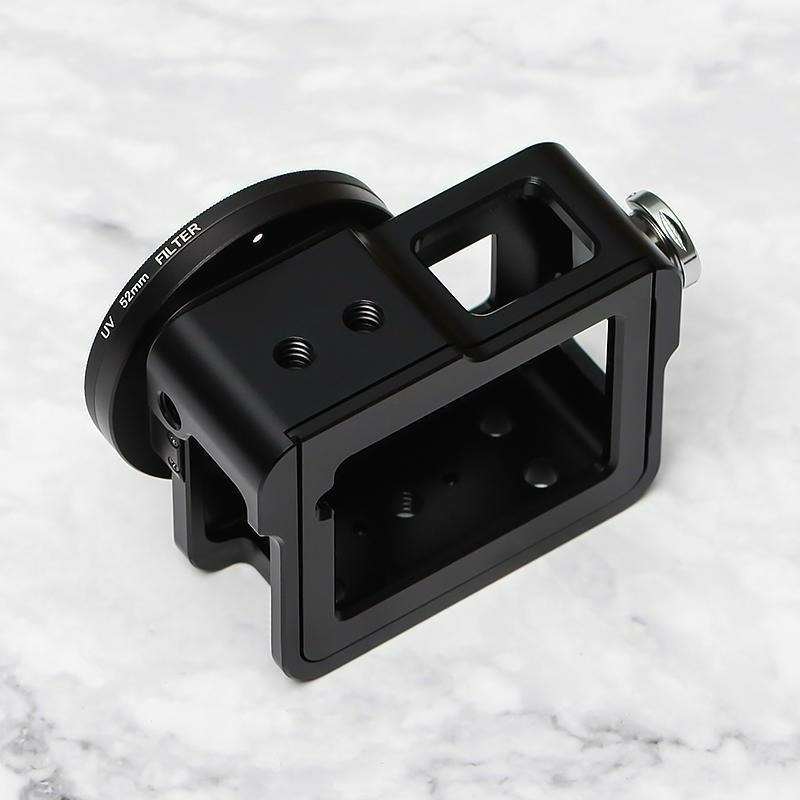 三重☆大人氣☆ 副廠 GoPro Hero 6 Hero 7 狗籠 鋁合金邊框保護殼 擴充架-細節圖6