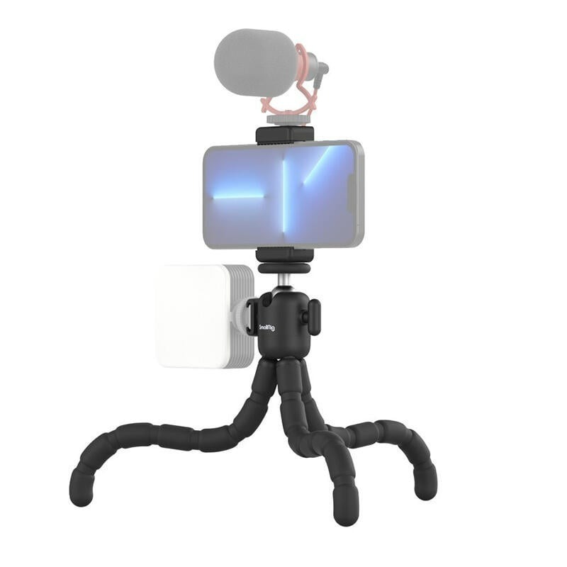 三重☆大人氣☆ SmallRig 3905 任意彎曲 幽浮腳架 八爪魚腳架 章魚腳架 (黑)-細節圖3