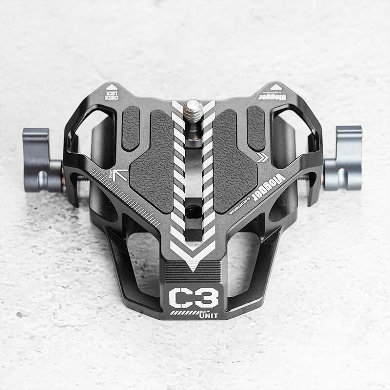 三重☆大人氣☆ Vlogger C3 15mm 雙桿夾 雙管夾-細節圖3