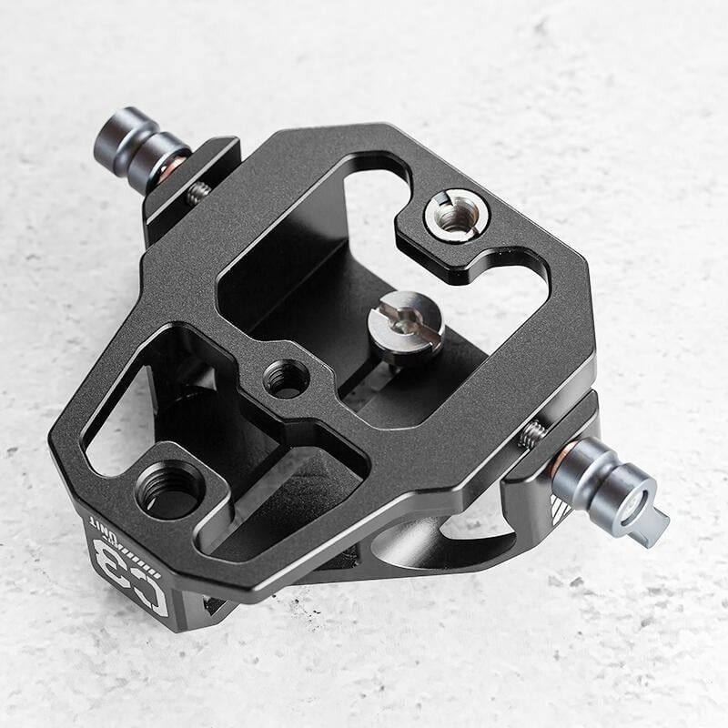 三重☆大人氣☆ Vlogger C3 15mm 雙桿夾 雙管夾-細節圖4