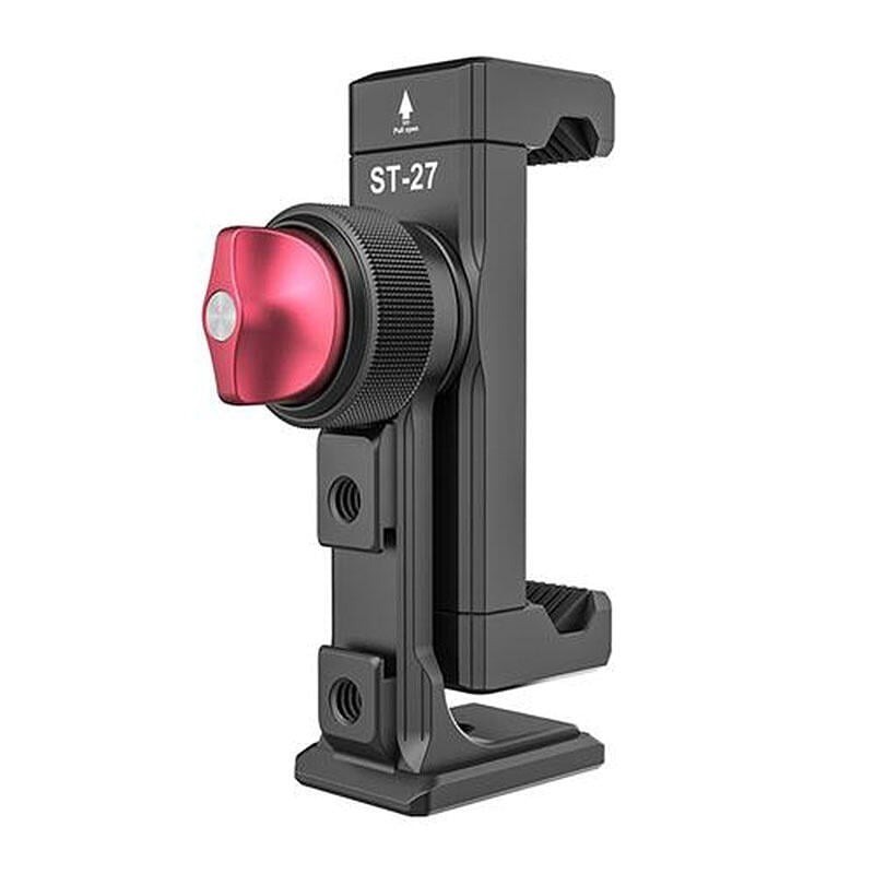 三重☆大人氣☆ Ulanzi ST-27 橫/直幅 鋁合金 手機夾 鋼鐵俠4代 冷靴 1/4螺孔 Arca 底板-細節圖3