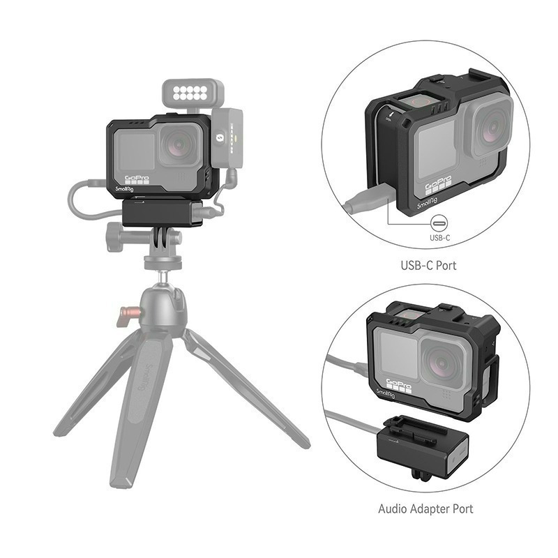 三重☆大人氣☆ SmallRig 3083 C 兔籠 狗籠 提籠 保護殼 for GoPro 9 10 12 13-細節圖6