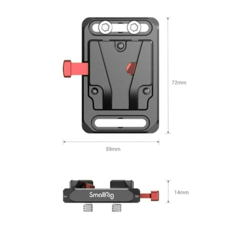 三重☆大人氣☆ SmallRig 2987 迷你 V掛電池 安裝板 (不含電池)-細節圖2