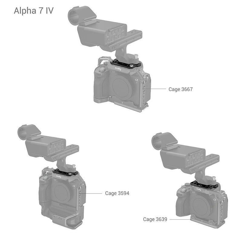 三重☆大人氣☆ SmallRig 4019 FX3 XLR 上提把 頂板 for A7SIII A7IV 提籠專用-細節圖5