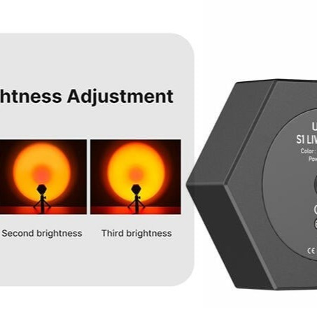 三重☆大人氣☆ Ulanzi S1 網美 夕陽 落日燈 投射燈 氛圍燈 夕陽燈 日落檯燈-細節圖2