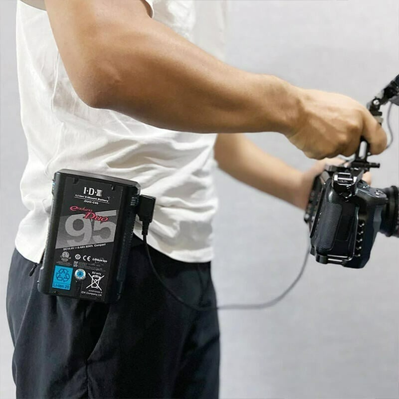 三重☆大人氣☆ SmallRig 2990 迷你 V掛電池 安裝板 帶腰帶夾-細節圖4