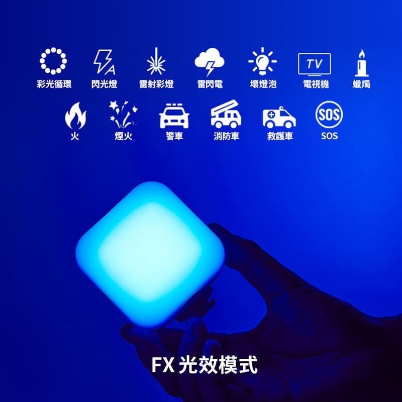 三重☆大人氣☆ 公司貨 Godox 神牛 LED6R LED 雙色溫 RGB 攝影燈 補光燈 LED 6R-細節圖2
