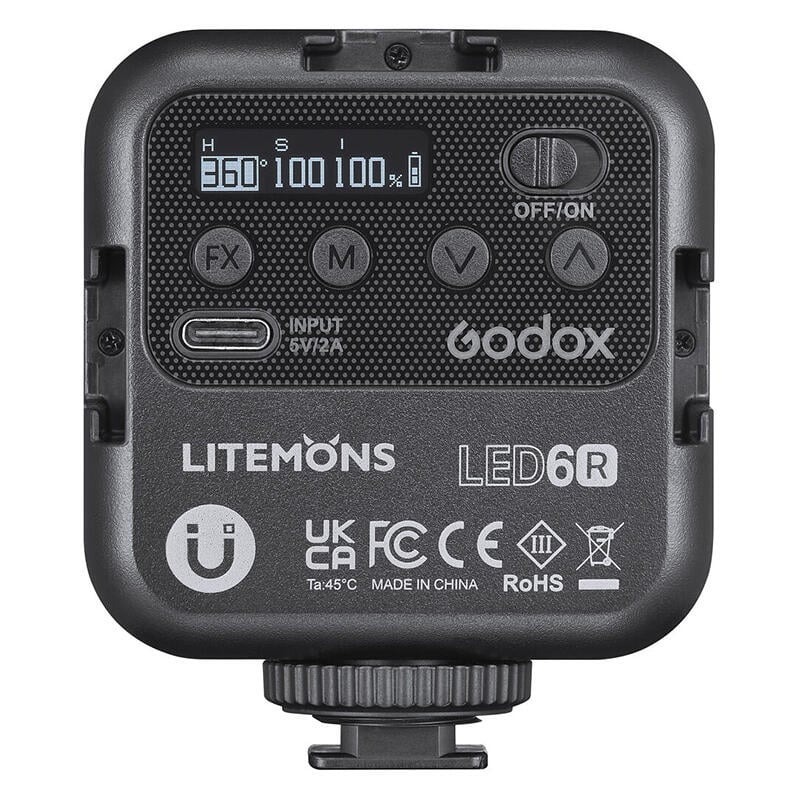 三重☆大人氣☆ 公司貨 Godox 神牛 LED6R LED 雙色溫 RGB 攝影燈 補光燈 LED 6R-細節圖6