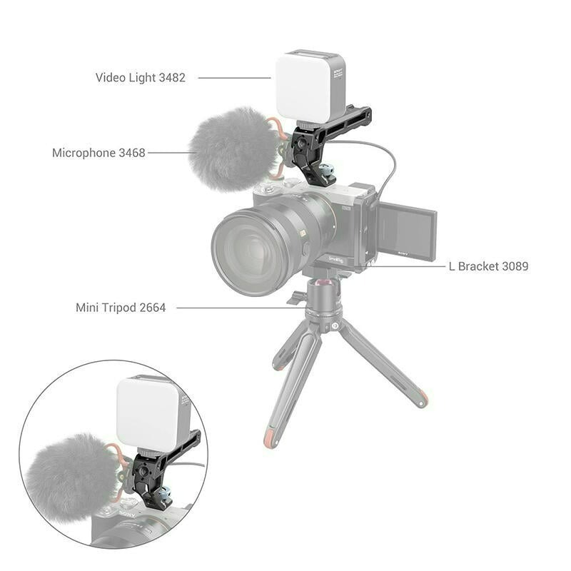 三重☆大人氣☆ SmallRig 3764 冷靴型 專業上提把手 提籠 手把 提把-細節圖6