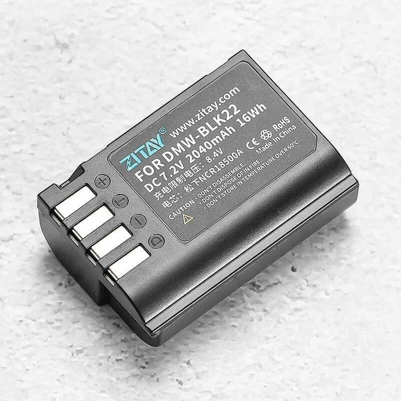 三重☆大人氣☆ 希鐵 ZITAY DMW-BLK22 充電電池 BLK22 S5 GH6-細節圖3